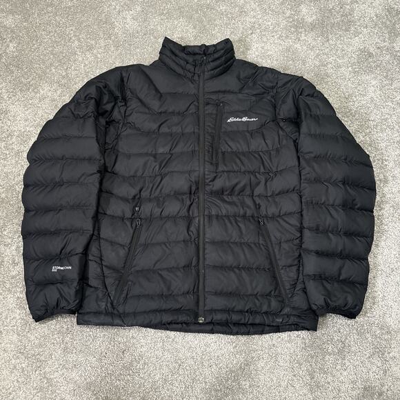 Eddie Bauer First Ascent Down Jacket Black Size Small Stormdown 800 - Picture 1 of 9